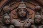 Vishnu Wood Carving (Piece IBH343, Image 4652)